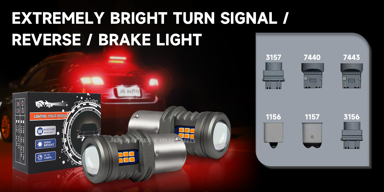 JG High power 27w T20 7443 led turning light bulb error free canbus car led turning light bulb no need external resistor JG High power 27w T20 7443 led turning light bulb error free canbus car led turning light bulb no need external resistor