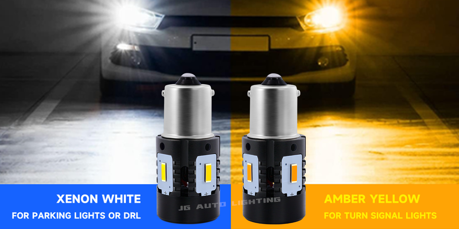 JG Car Lamps 4SMD 6000K 1156 1157 T20 BA15S BAU15S P21W P21/5W 3157 7443 Auto Tail Reverse Turn Signal Light Brake Bulbs For Car