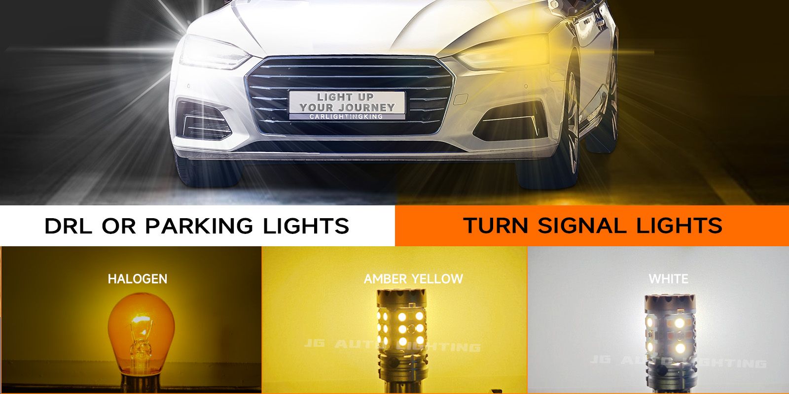 JG 1157 P21/5W Bay15D T20 Led 7443 3157 Car Turn Signal Bulbs Auto Reverse Brake 3030 32SMD Switchback 12V Car Led Light