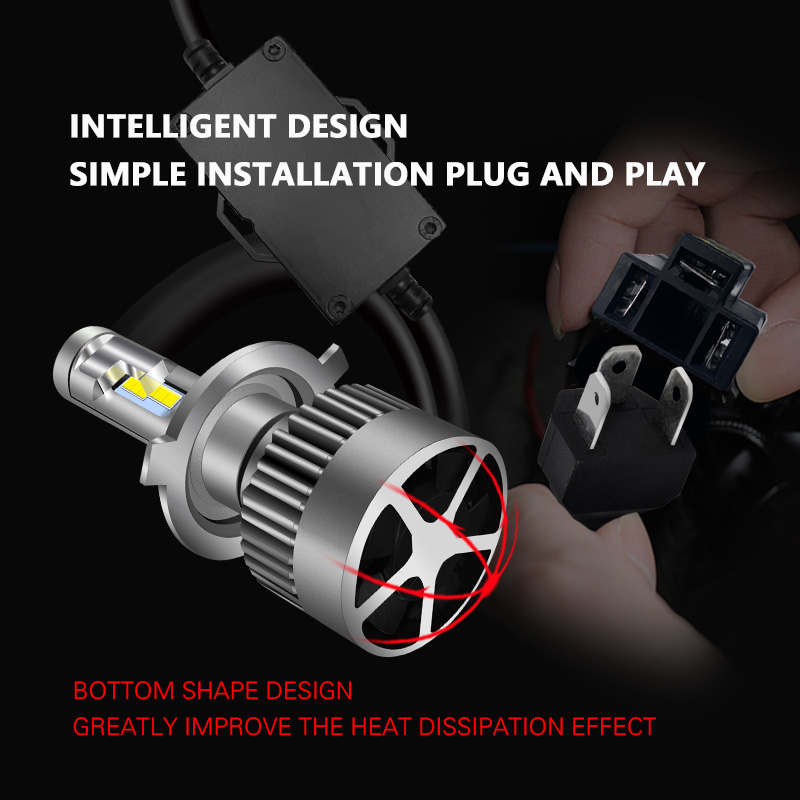 JG Q7 Plus 110W 28000LM Highest Power H4 LED Headlights Bulb Wholesale Price Auto Led Headlight for Car JG Q7 Plus 110W 28000LM Highest Power H4 LED Headlights Bulb Wholesale Price Auto Led Headlight for Car