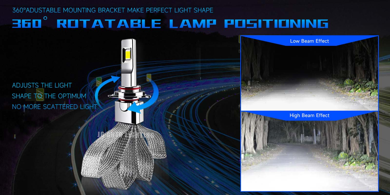 JG 10C Wisdome High Power 80W Copper Strip Cooling Led H4 H7 H11 Canbus Car Bulb Headlight 3570 Led Fanless H15 Led Headlight JG 10C Wisdome High Power 80W Copper Strip Cooling Led H4 H7 H11 Canbus Car Bulb Headlight 3570 Led Fanless H15 Led Headlight