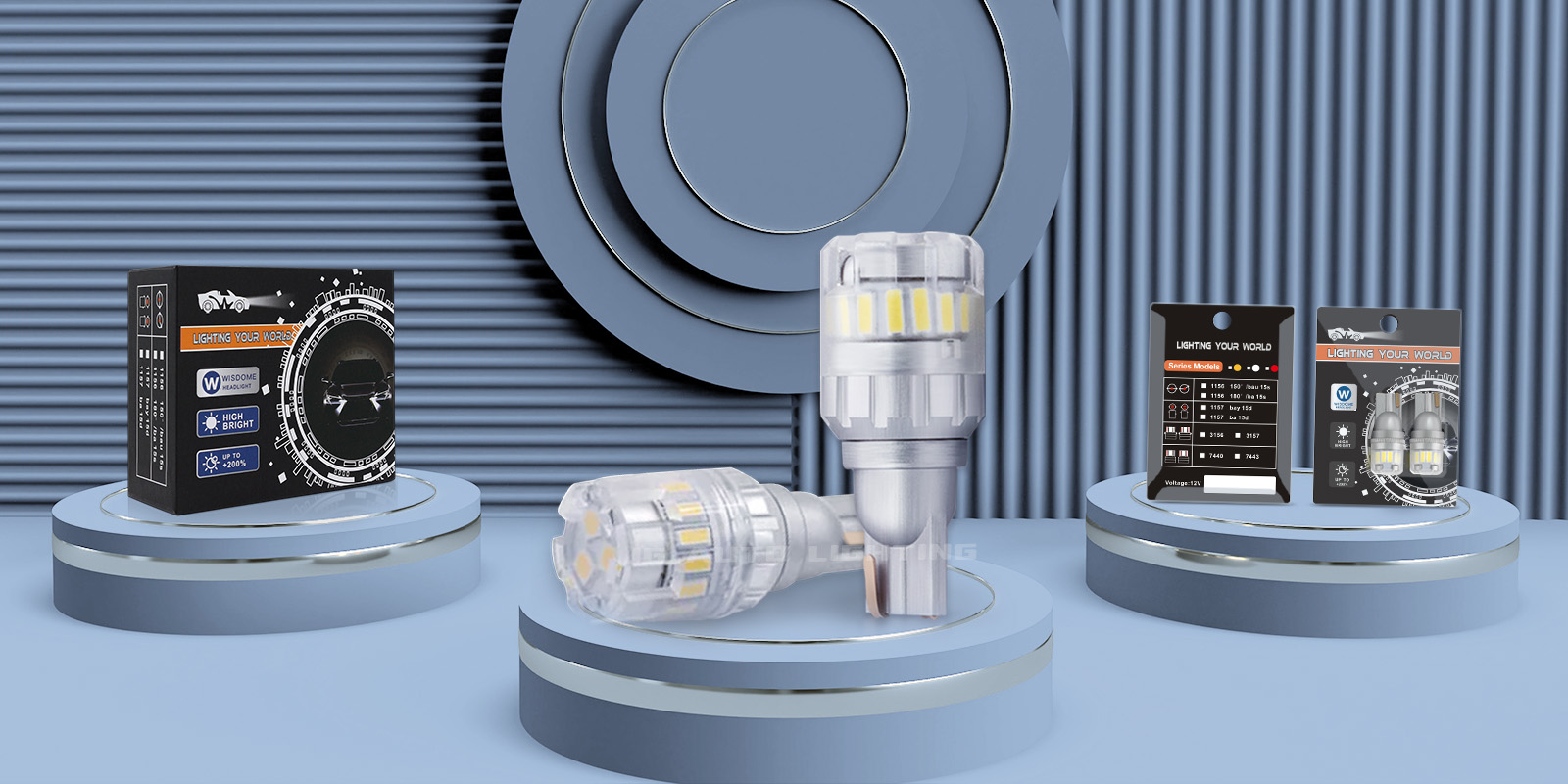 T15 W16W Led Bulb 3030 Chip Super Bright Canbus Car Reverse Lights Tail Brake Lamp No Error Auto Turn Signal Light