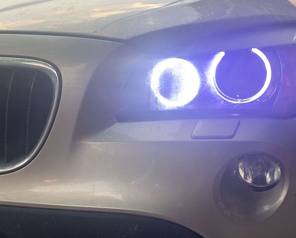 Q3 Install in BMW X1 Fog Light
