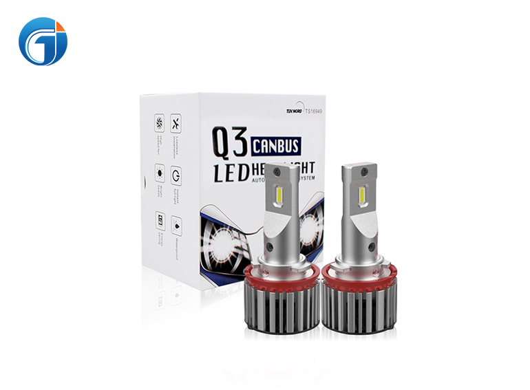 JG Q3mini Customized 12000LM 60W high power 6000K H7 LED car headlights mini headlights H1 H3 H11 9005 9006 H7 H4 LED headlights