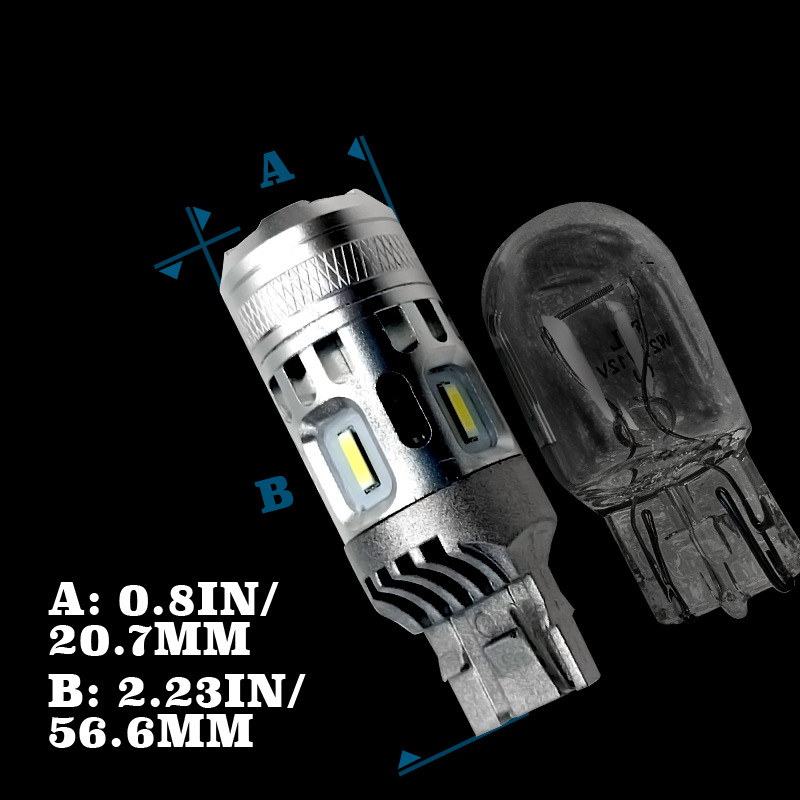 JG T20 1860 Extremely Bright 35SMD LED Bulb 1156 1157 3157 7443 Turn Signal Light Non-Projector Replacement for Daytime Running Light