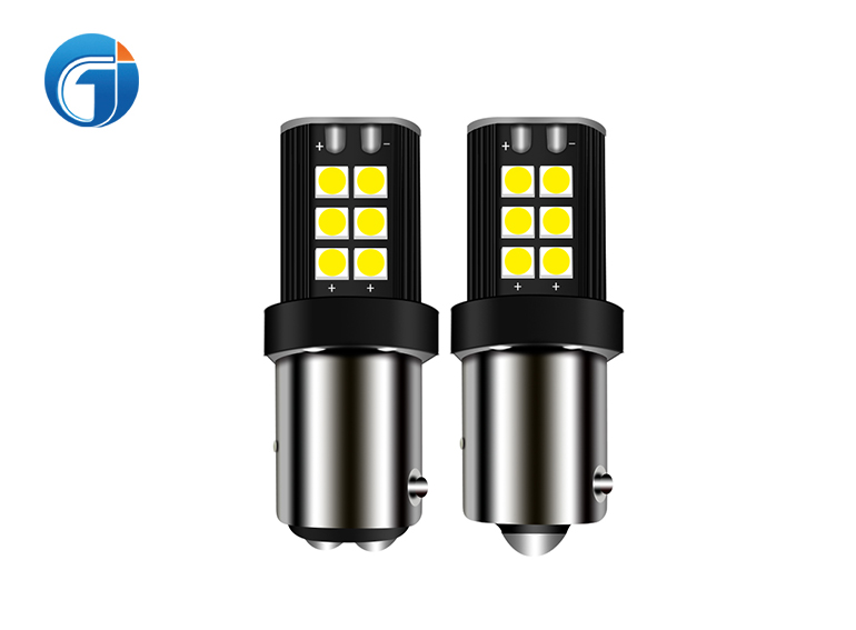 JG T20 7440 P21W p13w PY21W LED Canbus Bulbs No Hyper Flash cooling fan Turn Signal Parking light 3030 3535 30smd led