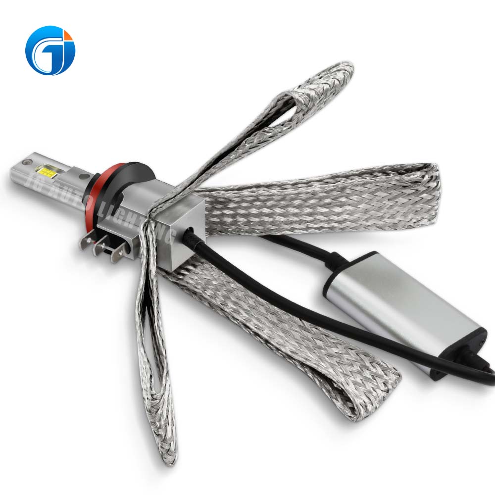 JG 8C Pro Led Copper Strip Series Fanless H15 Car LED H15 6000K 72W 7800LM Car LED Headlight Bulb Canbus Led