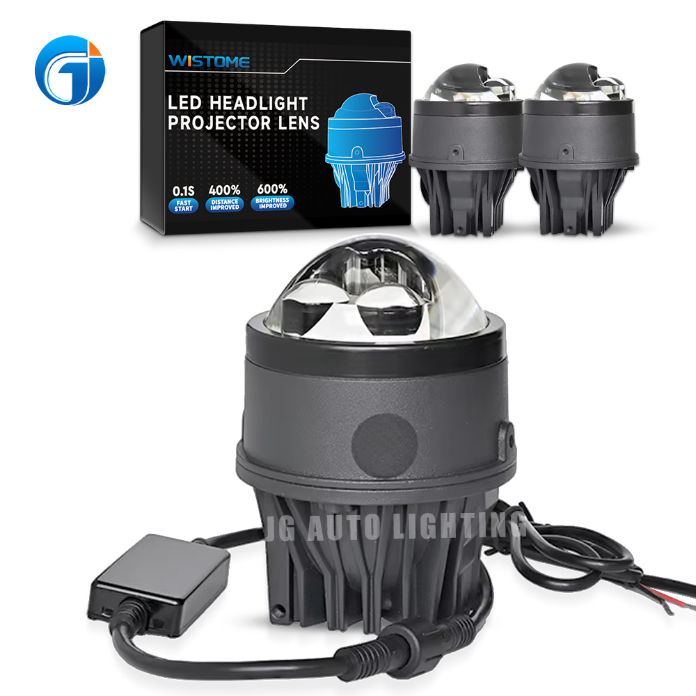 High Power JG-inch Bi-Fog Fog Lights LED Headlight Dual Laser Direct Projector Lens Car Fog Lights