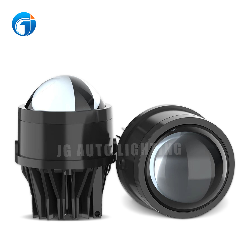 High Quality JG LED Headlights Fog Lights 2Inch 2.5Inch 3Inch Bi-LED Lens Dual Fog Light Universal Fog Light Headlights Dual Fog Light