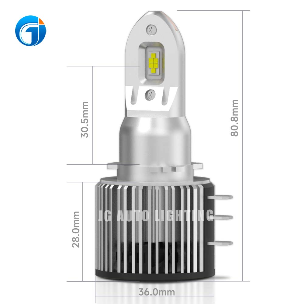 JG 100W 15000lm DRL H15 High Beam Powerful Small Size LED USA Germany Kia VW Cars Super Canbus H7 H11