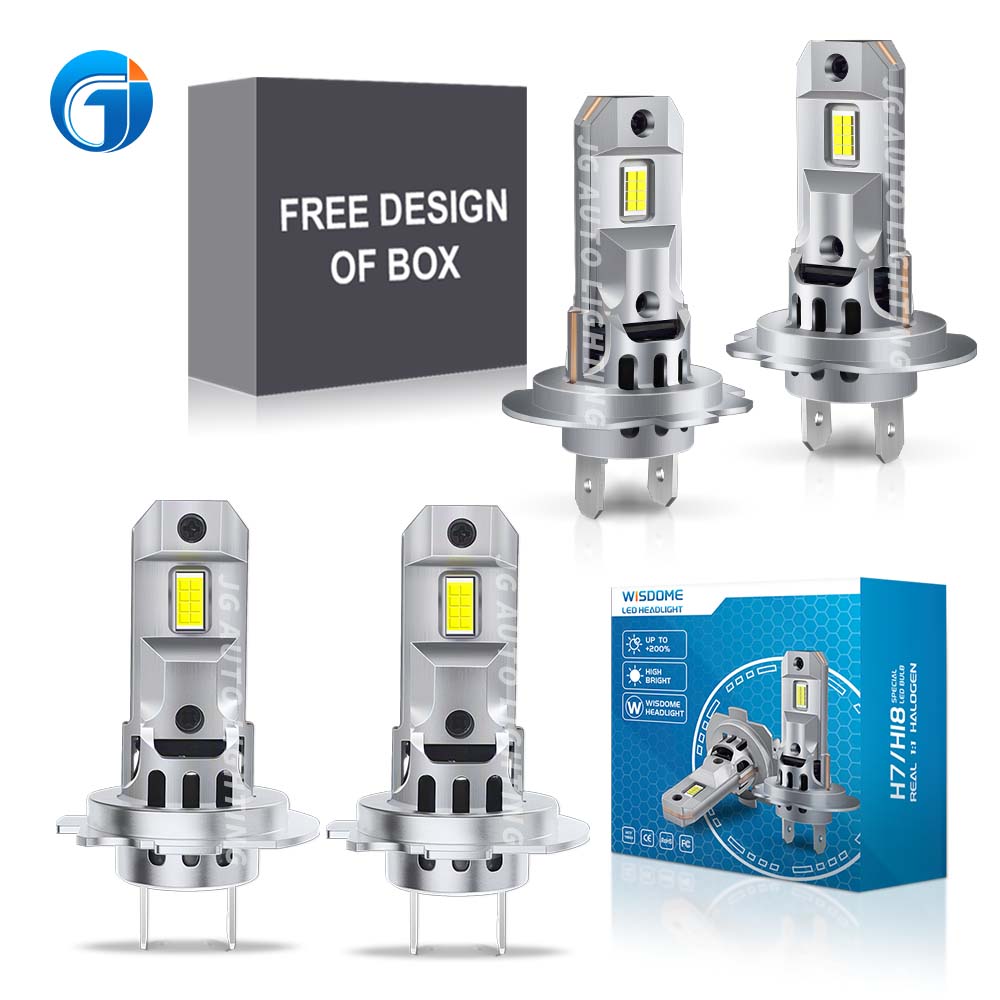 JG Mini LED Halogen Car Bulb 70W 8000lm LED Size H7 Super Bright LED Halogen Car Bulb CSP3570 LED
