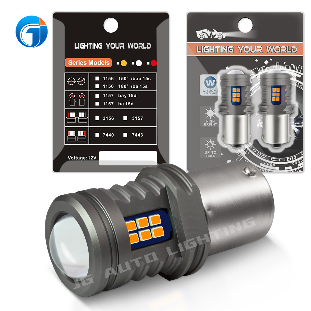 JG High power 27w T20 7443 led turning light bulb error free canbus car led turning light bulb no need external resistor