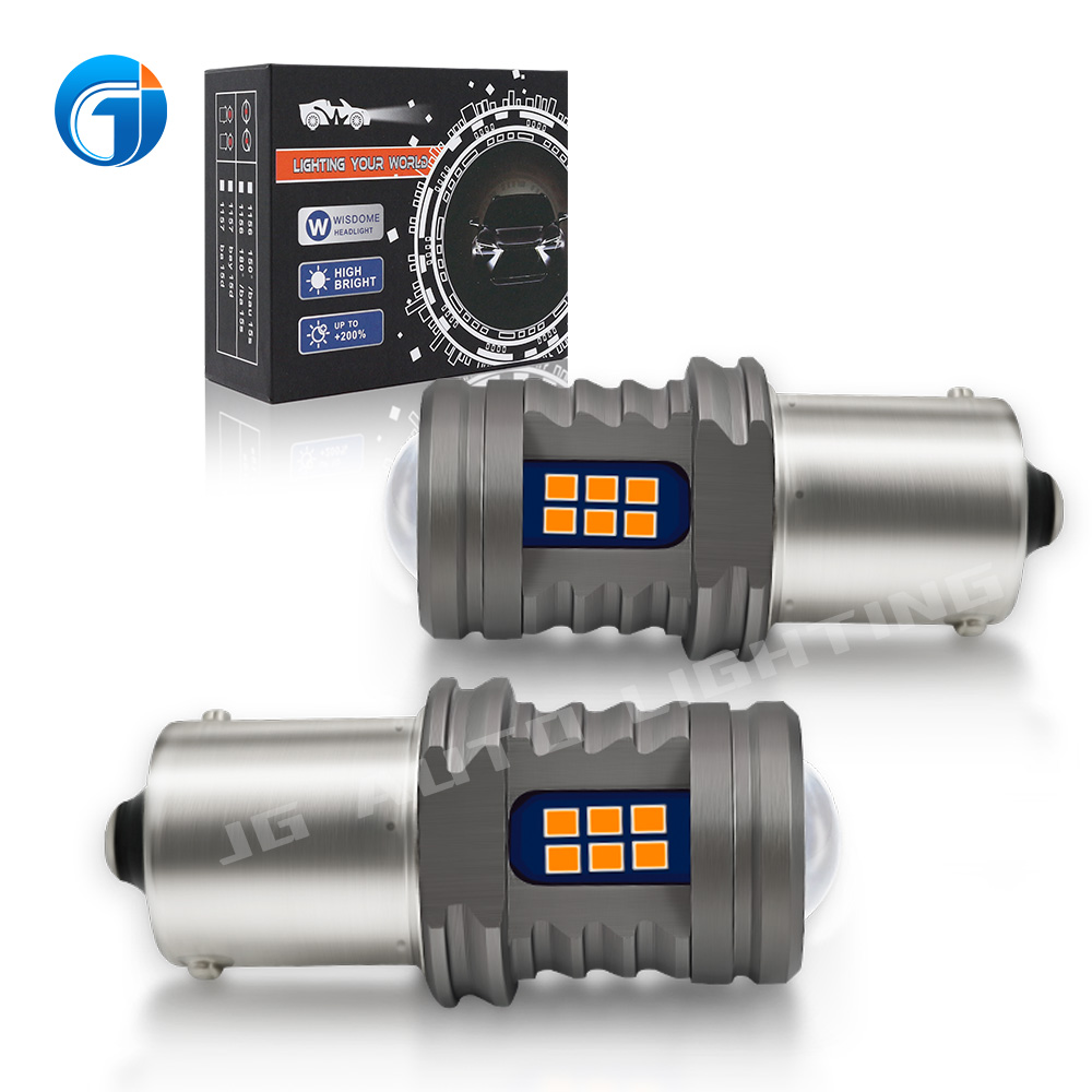 JG High power 27w T20 7443 led turning light bulb error free canbus car led turning light bulb no need external resistor