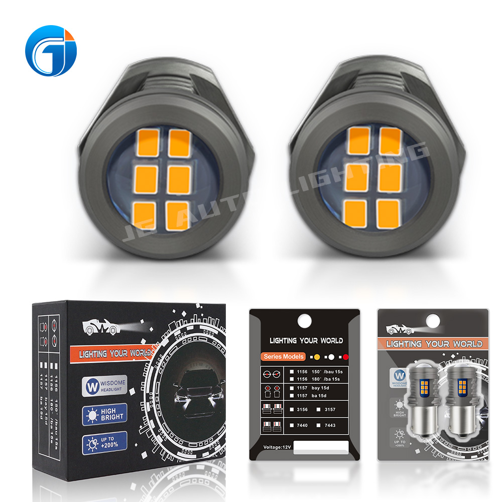 JG High power 27w T20 7443 led turning light bulb error free canbus car led turning light bulb no need external resistor