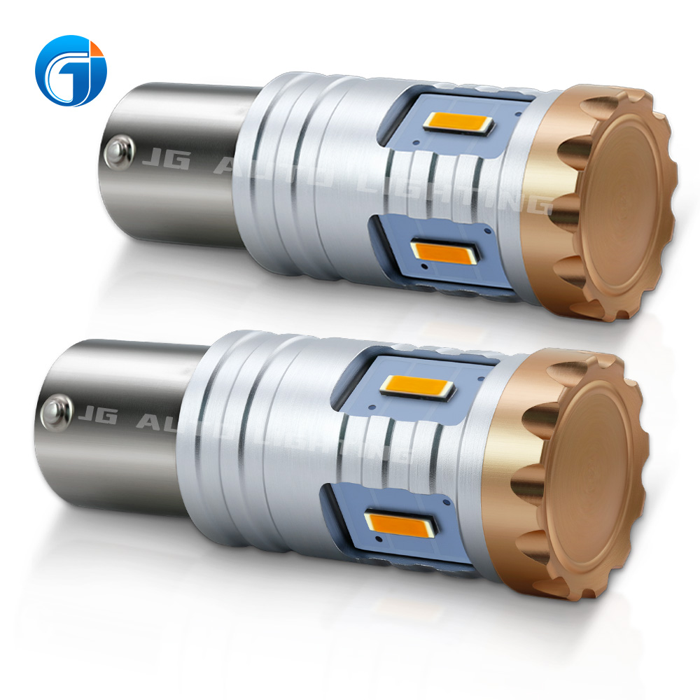 JG 1156 Ba15S P21W 1157 P21/5W Bay15D T20 Led 7443 7440 Car Turn Signal Bulbs Auto Reverse Brake 1860 4SMD 12V Car Led Light