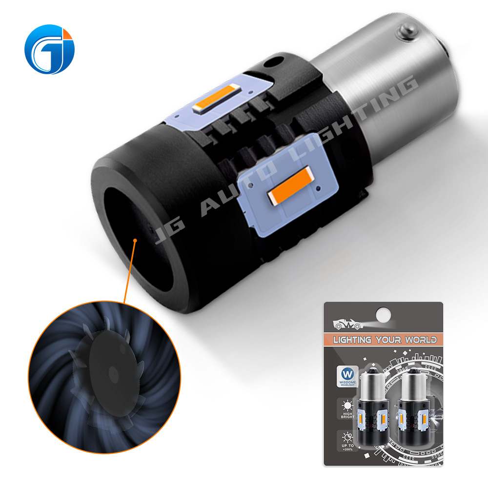 JG Car Lamps 4SMD 6000K 1156 1157 T20 BA15S BAU15S P21W P21/5W 3157 7443 Auto Tail Reverse Turn Signal Light Brake Bulbs For Car