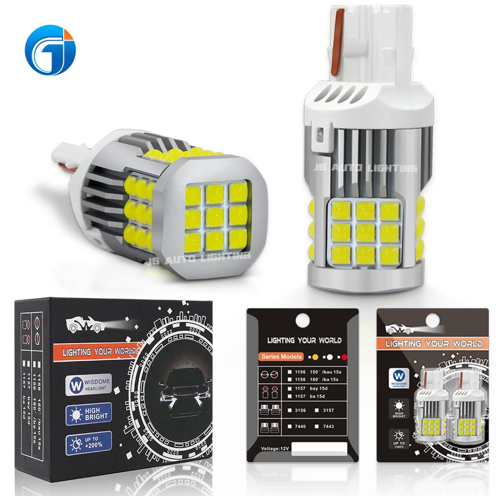 JG 3030 Customized Powerful 1156 T20 PY21W 7440 Canbus signal Lamp No Error No Hyper Flash Turn signal Lamp Amber