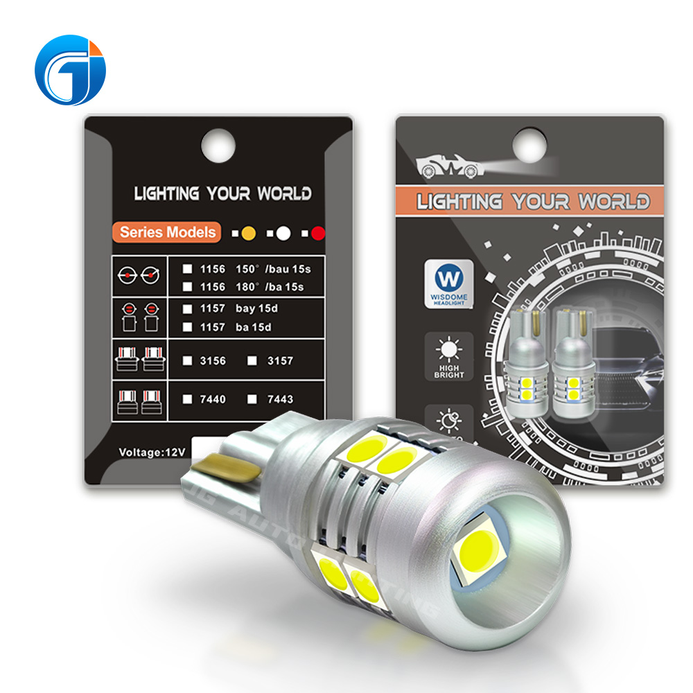 JG T10 9SMD 310lm Car LED Bulbs 12V 24V DC Marker Light Bulbs Reading Lamp Auto Lighting System