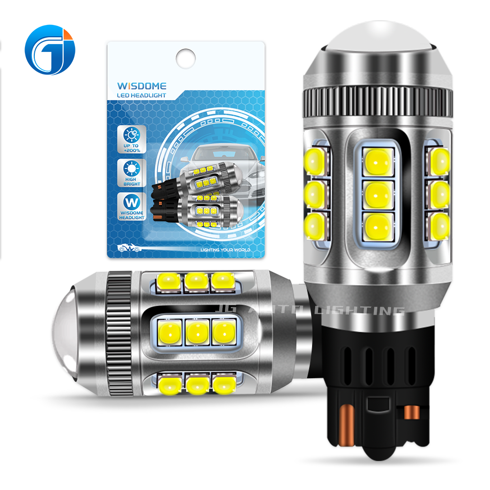 JG Super Bright T15 W16W 16SMD Led Bulbs 12V 24V Car Reverse Tail Light T15 Led Canbus No Error