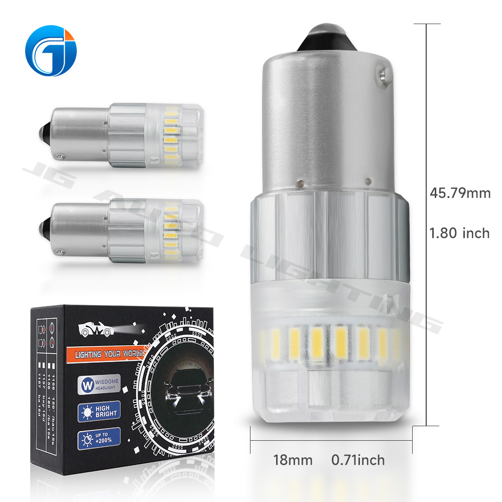 T20 W21W 12V Super Bright BAU15S LED Canbus Reverse LED Turn Signal Bulb for Cars