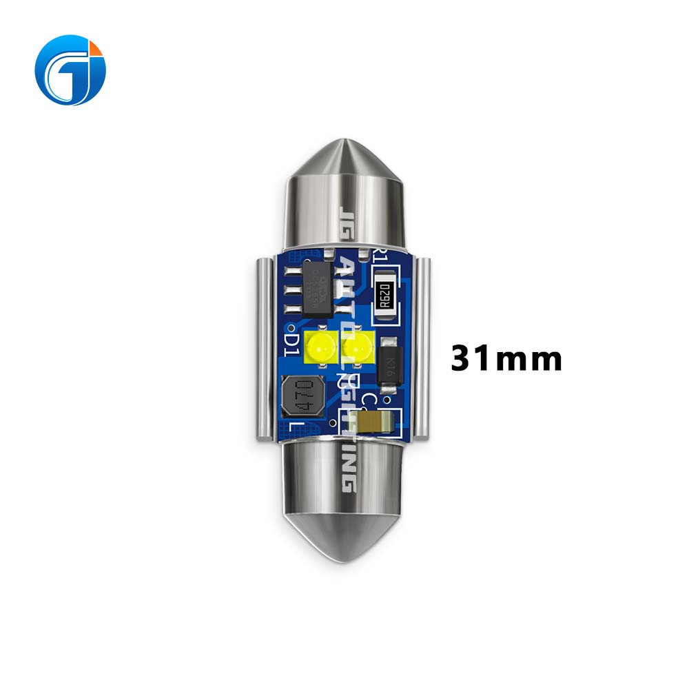 Car Led Light Bulb C5w Canbus Interior Reading Lamp Festoon 4smd 2525 28mm 31mm 36mm 39mm 41mm Dome Lights