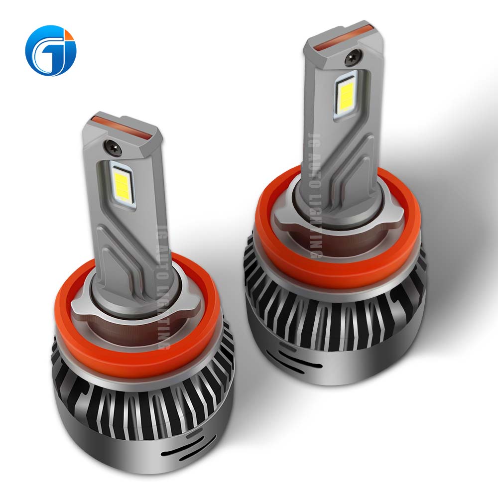 JG A5 LED CSP 7035 Chip LED head light with fan H1 H3 H7 H11 H13 880 9005 9006 9007 9012 led headlight bulb H4
