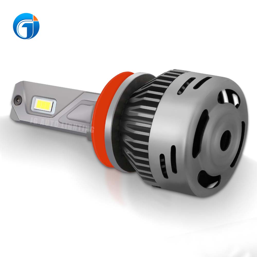 JG A5 LED CSP 7035 Chip LED head light with fan H1 H3 H7 H11 H13 880 9005 9006 9007 9012 led headlight bulb H4