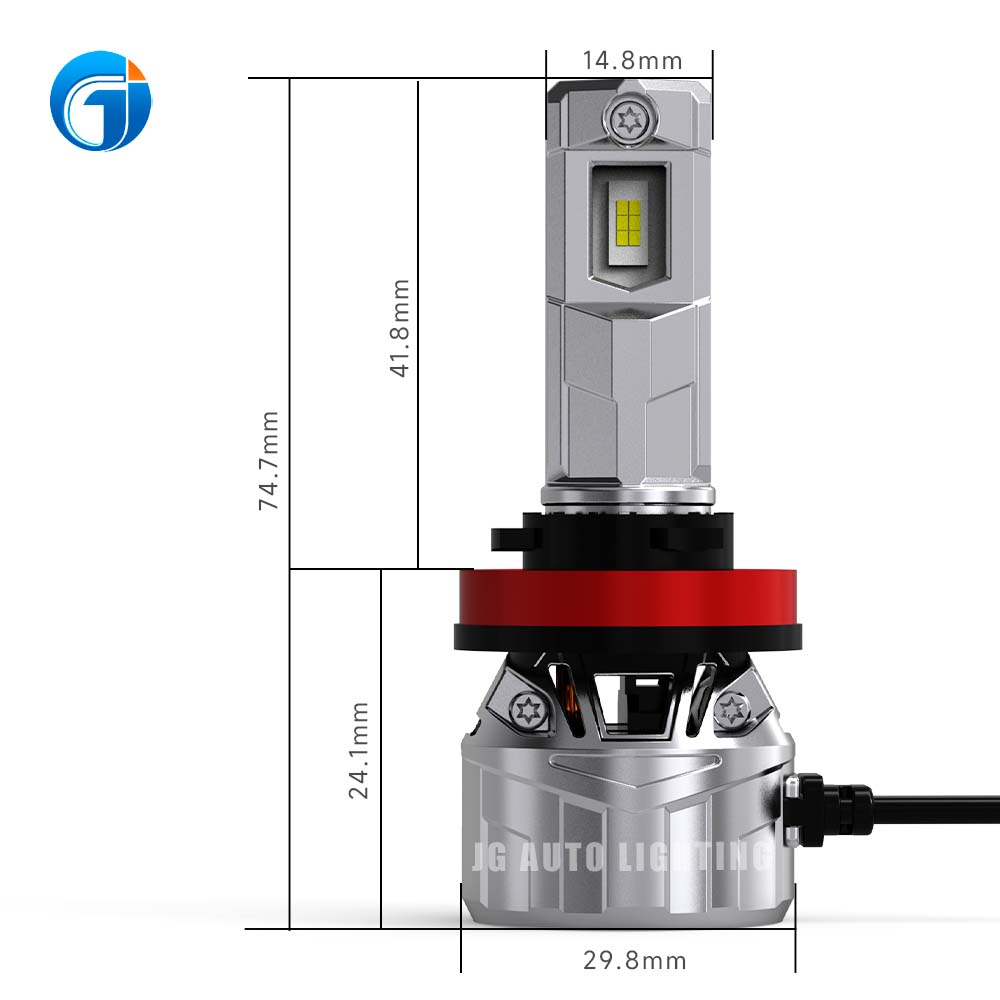 JG A8 Led Headlight Wistome H7 High Power 110W 7035 Chip Car Led 6000k Canbus H11 9005 H4 Auto Led Headlight Bulb