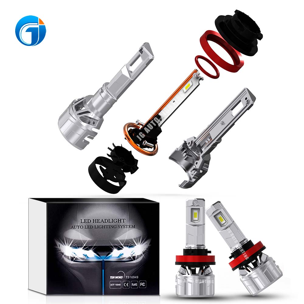 JG A8 Led Headlight Wistome H7 High Power 110W 7035 Chip Car Led 6000k Canbus H11 9005 H4 Auto Led Headlight Bulb
