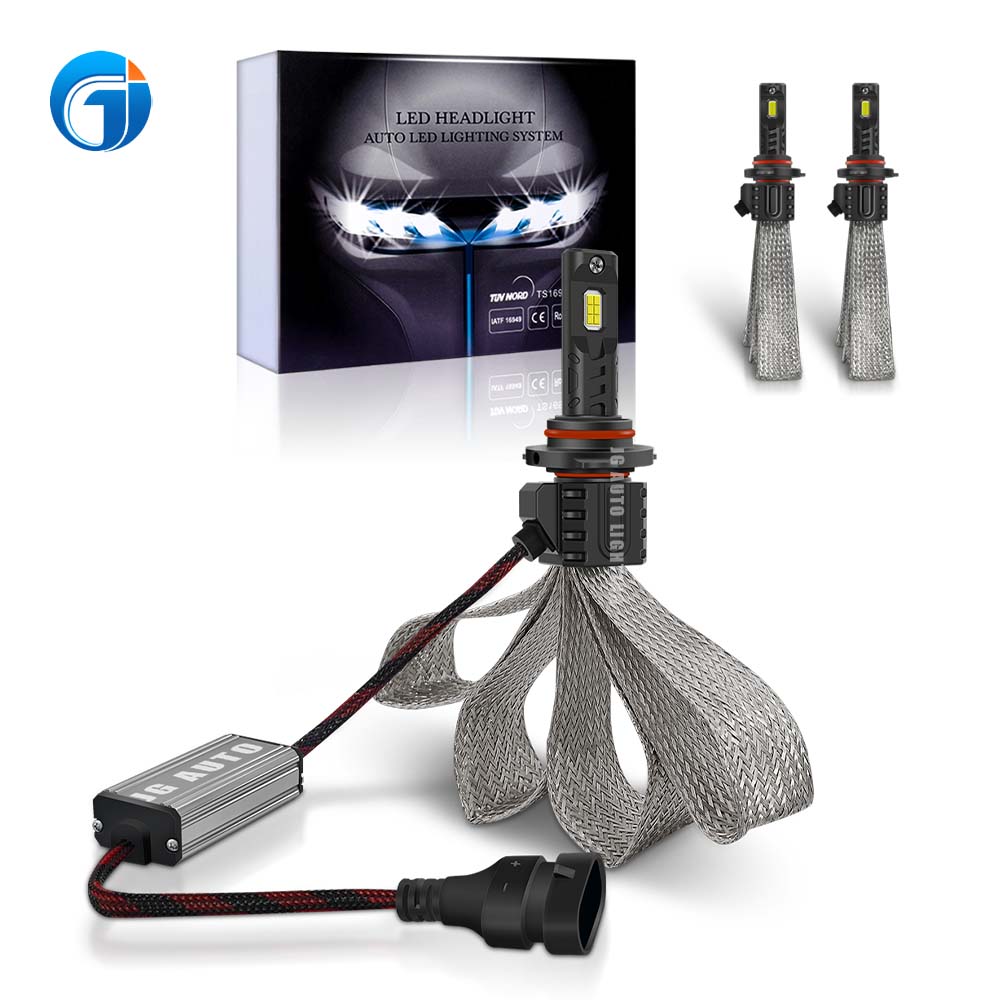 JG 110W High Power Fanless Led 16C 10000LM 9006 9005 Copper Strip Series Led Headlight H4 H11 H7 Car Bulb 3570 CSP Chip Led Bulb