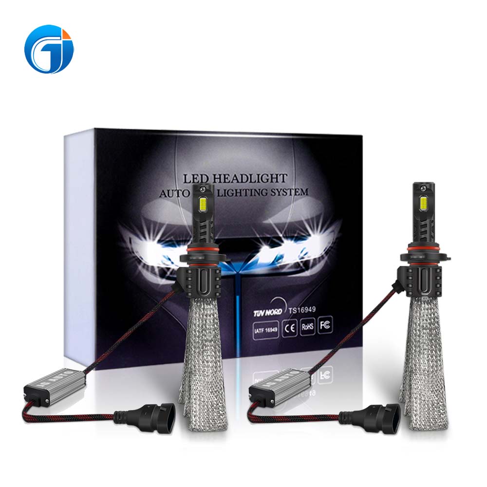 JG 110W High Power Fanless Led 16C 10000LM 9006 9005 Copper Strip Series Led Headlight H4 H11 H7 Car Bulb 3570 CSP Chip Led Bulb