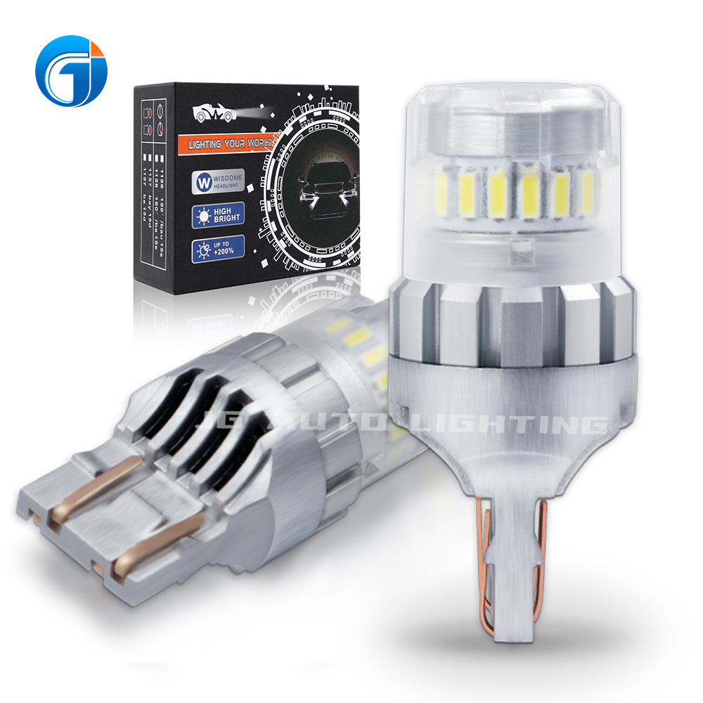 T20 W21W 12V Super Bright DRL Turn Signal Light BAU15S LED Canbus Reverse LED Bulb for Cars