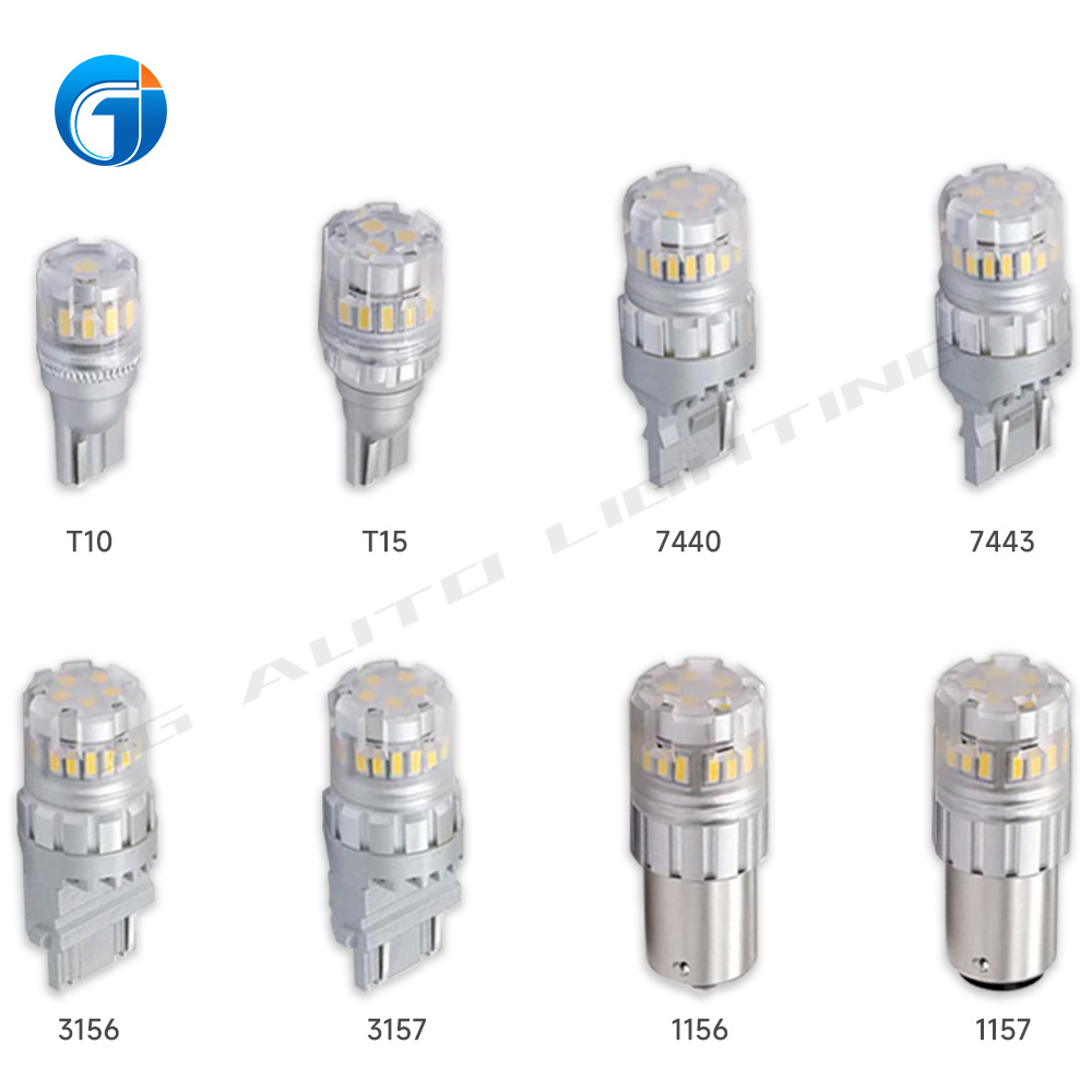 T20 W21W 12V Super Bright DRL Turn Signal Light BAU15S LED Canbus Reverse LED Bulb for Cars