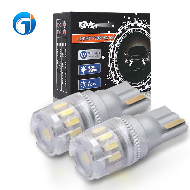 JG T10 W5W 194 168 4014 3030 Chip License Plate Light Parking Dome Light Flash Light Car LED Bulbs 12V LED 501 W5W T10 LED Bulb Lights