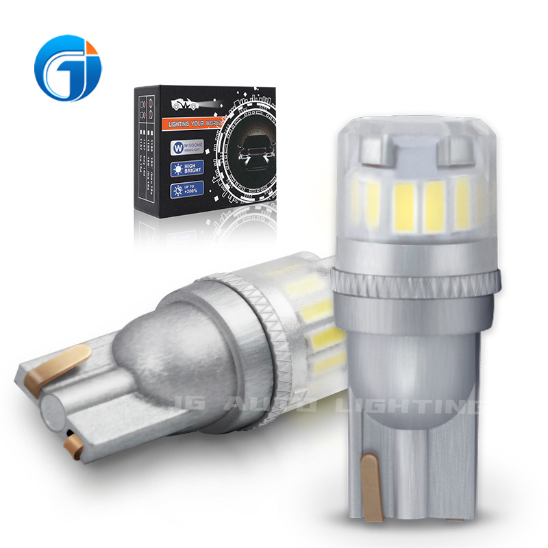 JG T10 W5W 194 168 4014 3030 Chip License Plate Light Parking Dome Light Flash Light Car LED Bulbs 12V LED 501 W5W T10 LED Bulb Lights